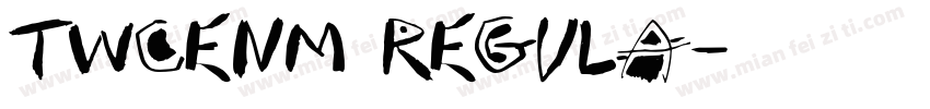 TwCenM Regula字体转换